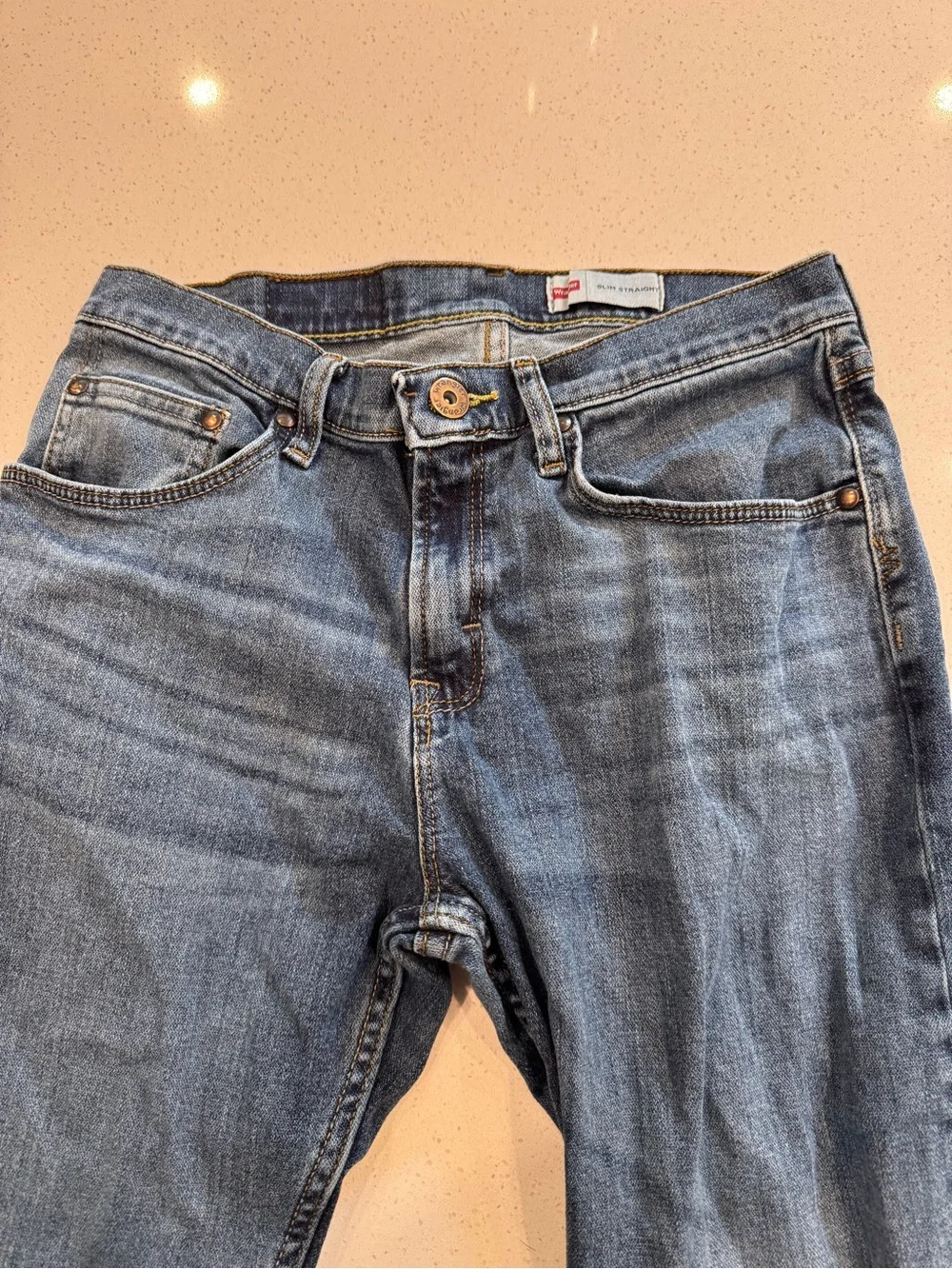 Wrangler Slim Straight Stretch Denim Jeans Women’s 8-10 / Mens 30x32